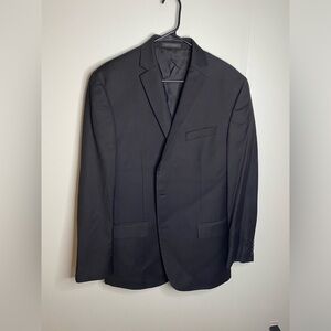 Ticknors Black 3 Button Blazer Jacket Men Size 44